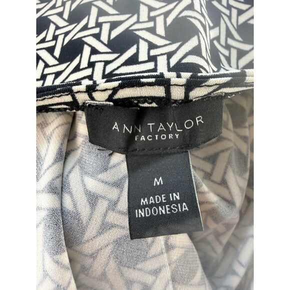 "ANN TAYLOR" WOMEN SLEEVELESS BLACK TIE WAIST DRESS SIZE: M NWT $130 - Picture 13 of 15